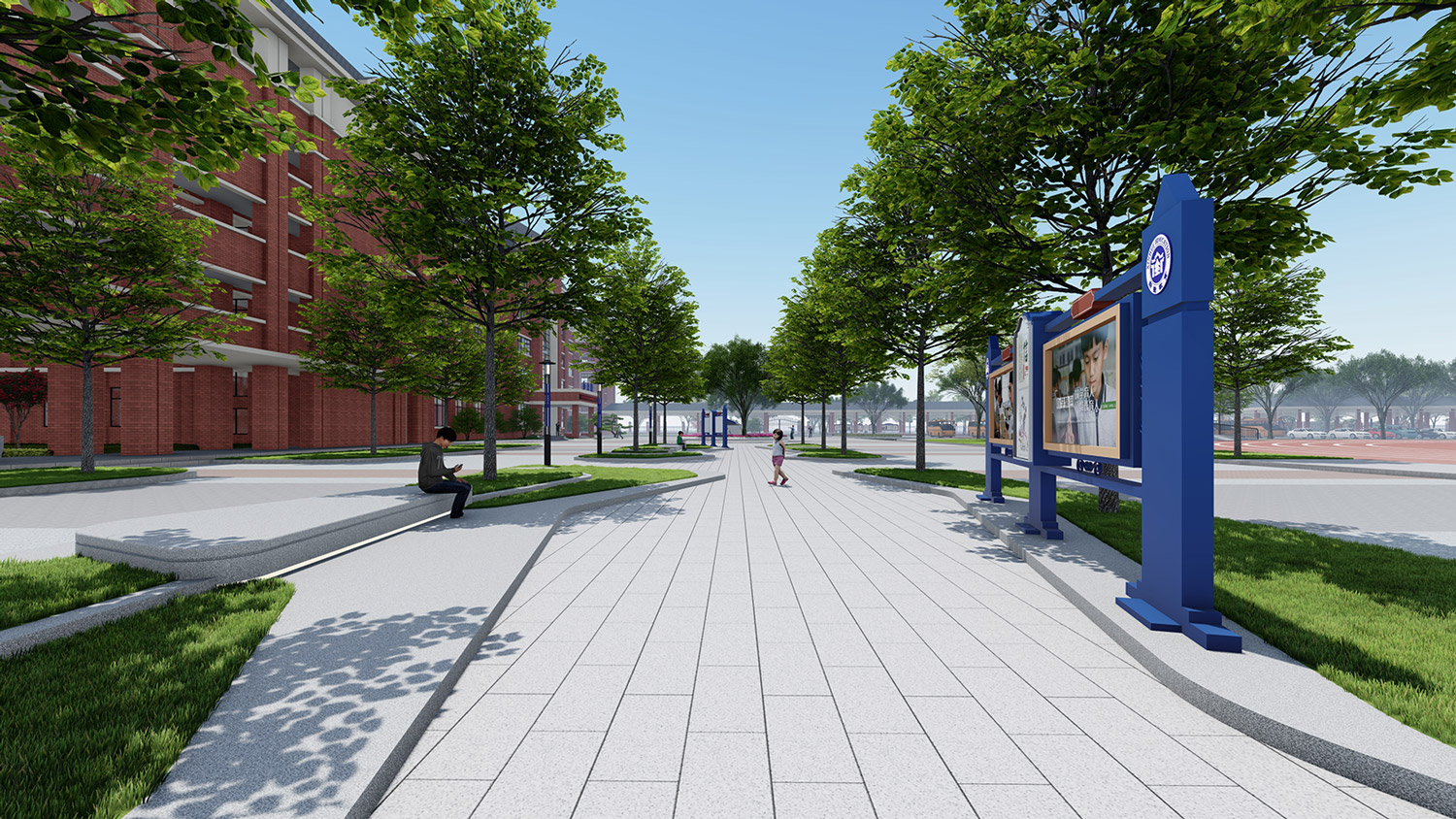 校園景觀設(shè)計(jì)圖1