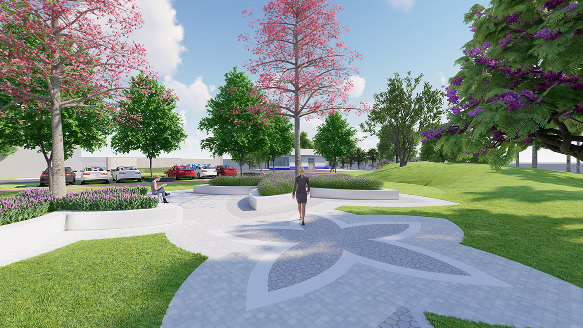 工業(yè)園沿江區(qū)域美化項目景觀設(shè)計案例8